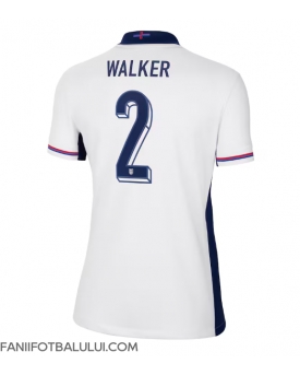 Anglia Kyle Walker #2 Echipament de Fotbal Replică European 2024 Femei Acasa